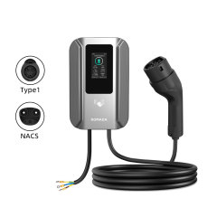 Hongte KQ06-4.3 Smart EV Charger 7kW 11kW 22kW | 4.3” Mode 3 AC Charging Station