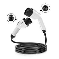EV Charging Extension Gun Male Female Dual Head 7kW 32A IP55 Charging Extension Cable