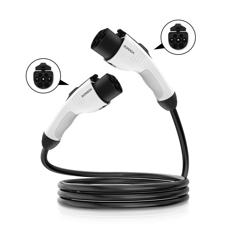 Double Male EV Charging Gun 7kW 32A IP55 Dual Head EV Charging Connector
