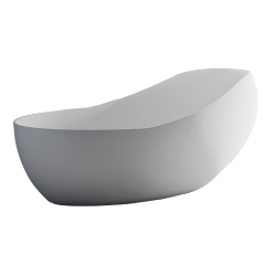 Top Rated White Oval Freestanding Acrylic Bathtub TW-7662