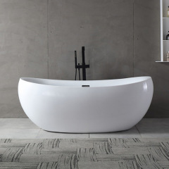 Factory Supply Quality Assurance Oval Freestanding Acrylic Bathtub XA-136