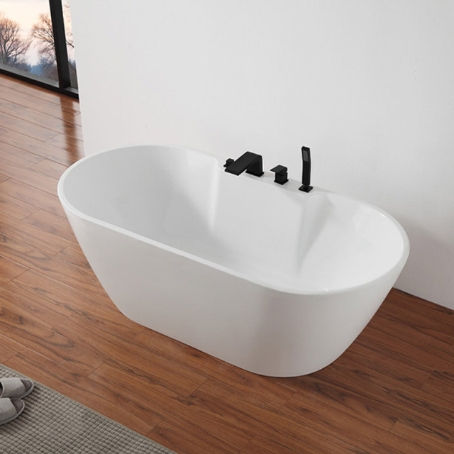 China Wholesale Factory Oval Freestanding Acrylic Bathtub TW-6683