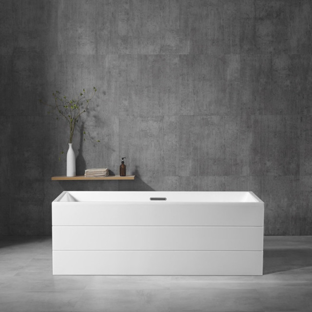 Wholesale Fashion Rectangle Freestanding Acrylic Bathtub XA-6659