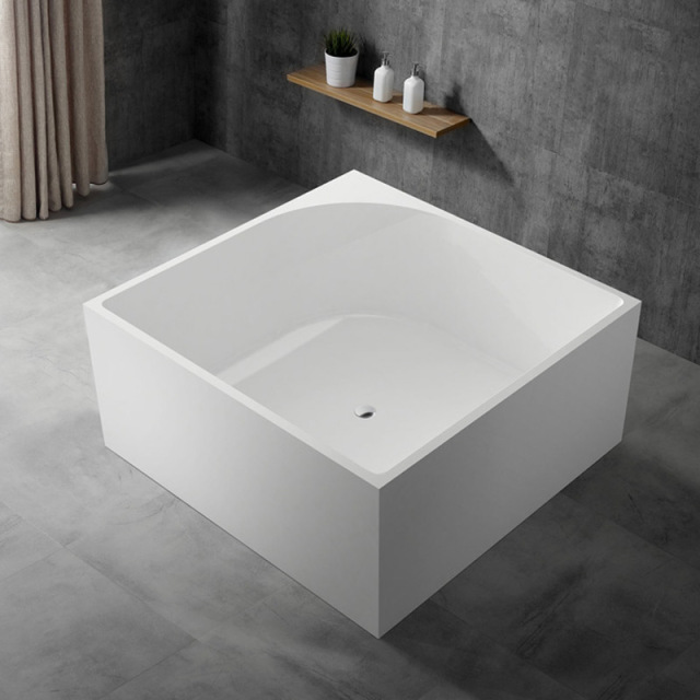 Wholesale Fashion Square Freestanding Acrylic Bathtub TW-6693