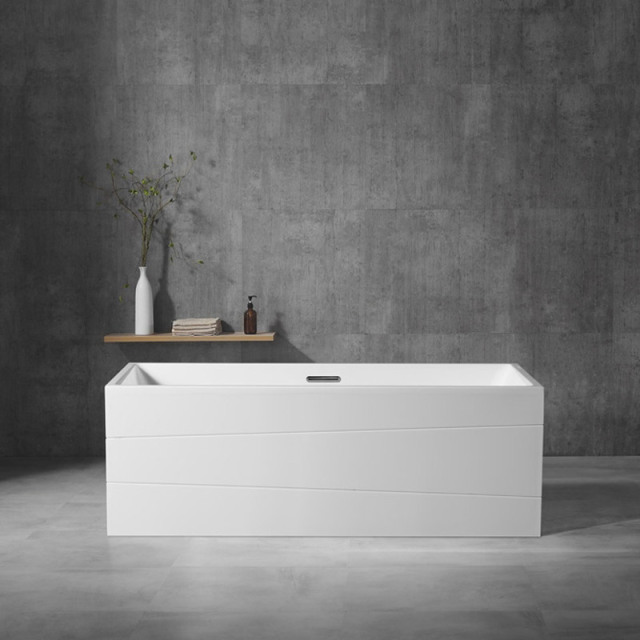 Factory Wholesale Rectangle Freestanding Acrylic Bathtub TW-6639