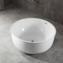 China Wholesale Factory Round Freestanding Acrylic Bathtub TW-6619
