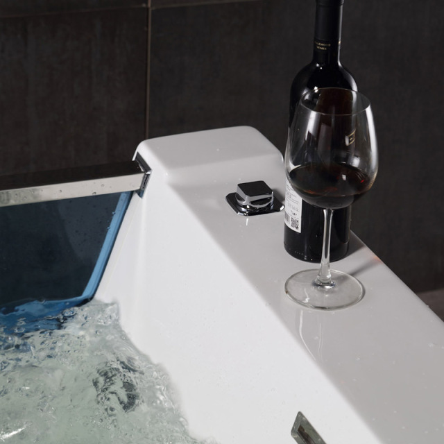 Freestanding 2 Person Whirlpool Massage Function Acrylic Bathtubs XA-010