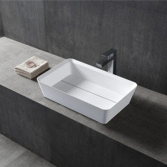 Factory Supply Quality Assurance Rectangle Above Counter Top Wash Basin XA-A36D