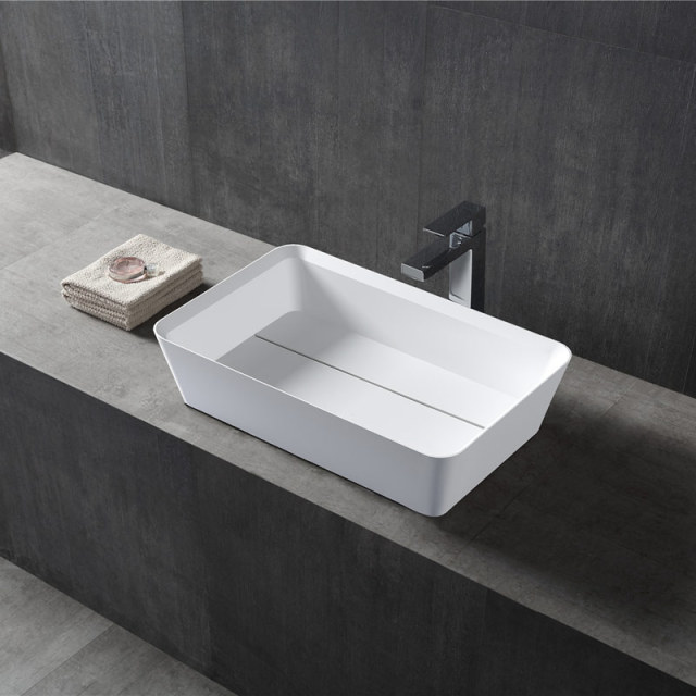 Factory Supply Quality Assurance Rectangle Above Counter Top Wash Basin XA-A36D