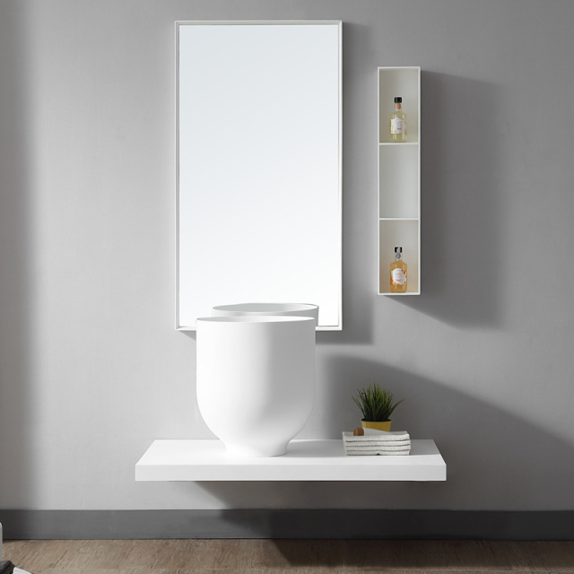 Wholesale Price Wall Mounted Hung Resin Stone Countertop XA-T58