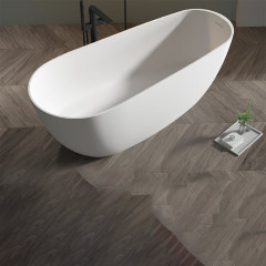 Exporter Oval Freestanding Artificial Stone Bathtub XA-8877