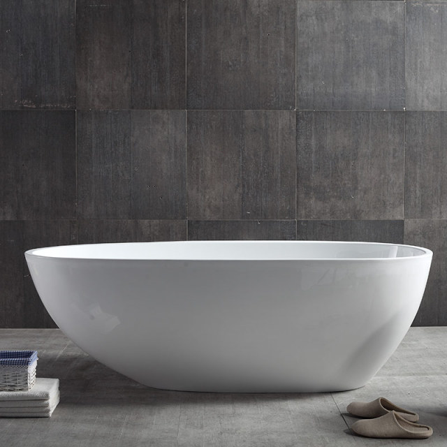 Quality Wholesale Unique Design Egg-shaped Freestanding Acrylic Bathtub XA-158