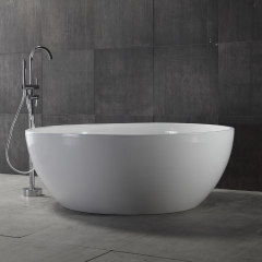 Factory Supply Quality Assurance Round Freestanding Acrylic Bathtub XA-139