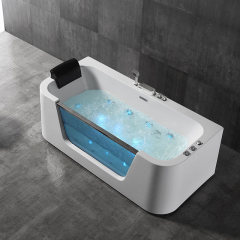 Freestanding Whirlpool Massage Function Acrylic Bathtubs XA-063