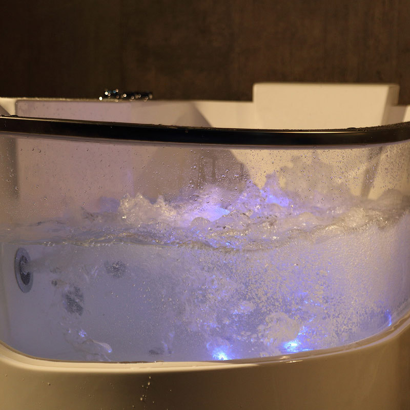 Corner Freestanding Whirlpool Massage Function Acrylic Bathtubs XA-036