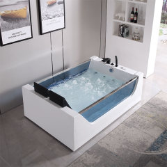 Freestanding 2 Person Whirlpool Massage Function Acrylic Bathtubs XA-010