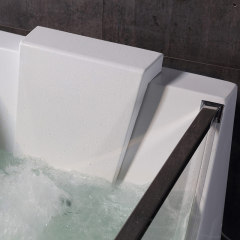 Corner Freestanding Whirlpool Massage Function Acrylic Bathtubs XA-036