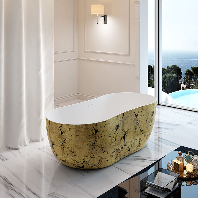 Oval Freestanding Acrylic Bathtub TW-7603G