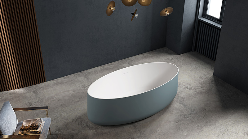 Oval Freestanding Acrylic Bathtub TW-7693