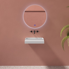 Wall-Mount Hung Artificial Stone Single Bathroom Sink TW-8635A