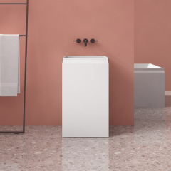 Wholesale High End Quality Rectangle Freestanding Pedestal Sink Bathroom Wash Basin TW-8635Z
