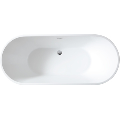 Wholesale High End Quality Oval Freestanding Acrylic Bathtub XA-121