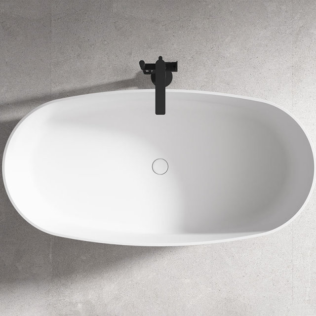 Quality Wholesale Unique Design Oval Freestanding Artificial Stone Bathtub XA-8859