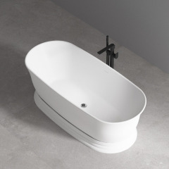 Popular Wholesale Designer Oval Pedestal Acrylic Bathtub TW-7798