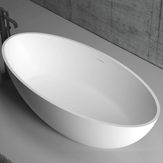 China Wholesale Factory Colorful Oval Freestanding Artificial Stone Bathtub XA-8803