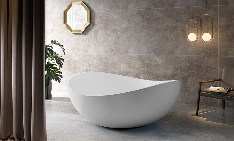 Unique Design Top Rated Round Freestanding Acrylic Bathtub TW-7666