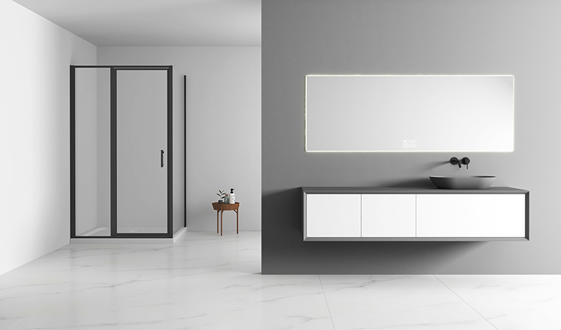 Single Counter Top Sink Wall Mounted Hanging Bathroom Vanity Cabinet TW-2206