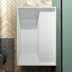 Rectangle Freestanding Back To Wall Acrylic Bathtub TW-7669