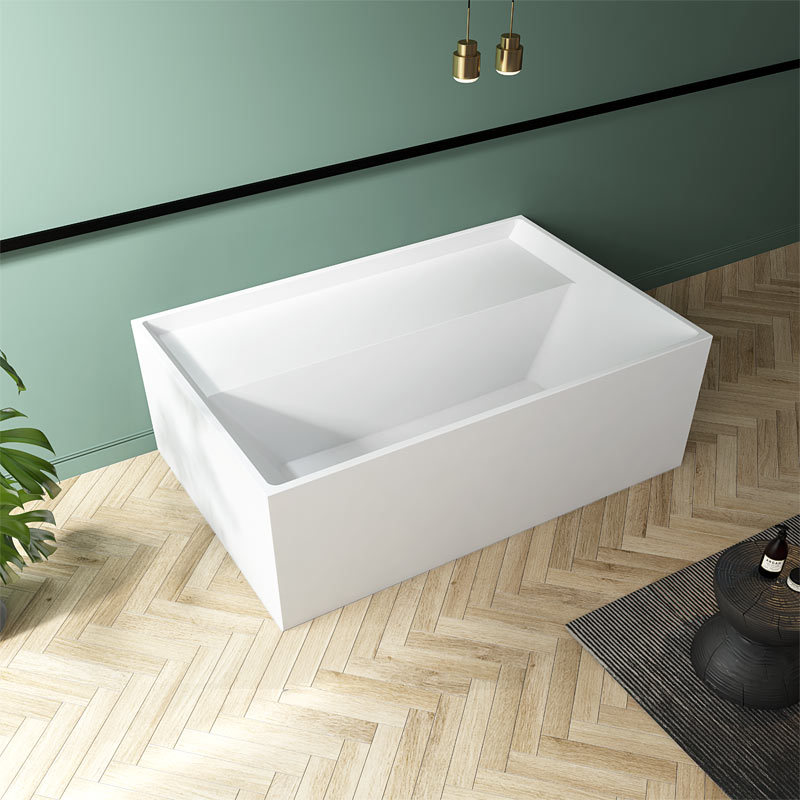 Rectangle Freestanding Back To Wall Acrylic Bathtub TW-7669