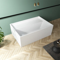 Rectangle Freestanding Back To Wall Acrylic Bathtub TW-7669