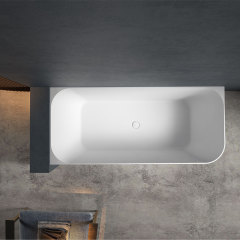 Hot Style Wholesale Freestanding 2 Wall Corner Acrylic Bathtub TW-7611