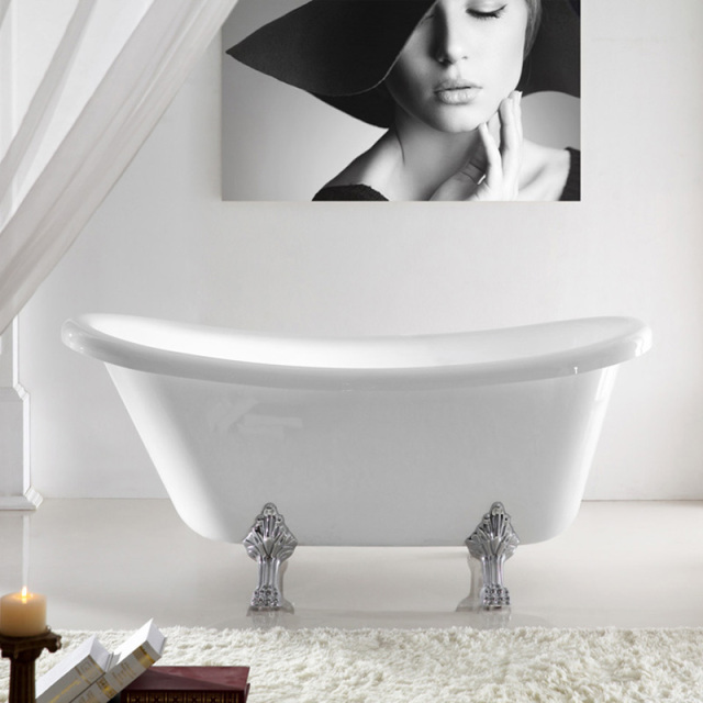 Freestanding Acrylic Clawfoot Bathtub XA-506