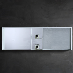 Popular Wholesale Designer Wall Mounted Bathroom Mirror With Shelf Cabinet XA-M22