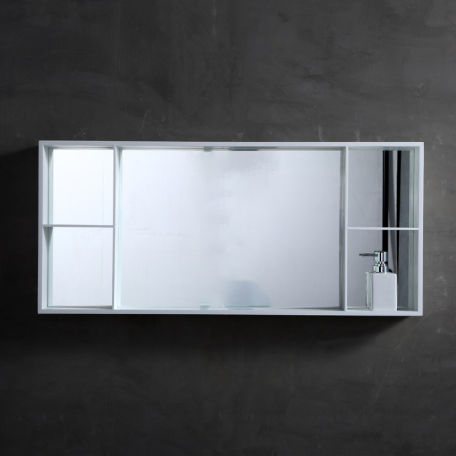 Wholesale Fashion Wall Mounted Bathroom Mirror With Shelf Cabinet XA-M18