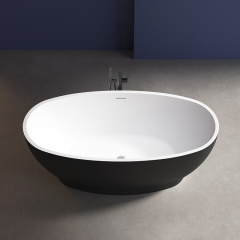 Factory Supply Quality Assurance Colorful Oval Pedestal Acrylic Bathtub TW-6686