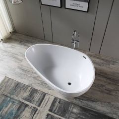 Factory Wholesale Shell-Shape Freestanding Acrylic Bathtub TW-6696
