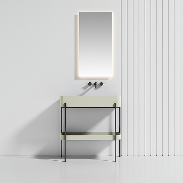 Console Sink With Shelf Freestanding Bathroom Vanity WBL-9703