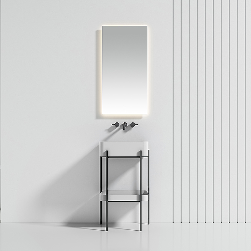 Console Sink With Shelf Floor Bathroom Cabinet WBL-9701