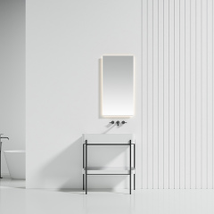 Console Sink With Shelf Freestanding Bathroom Cabinet WBL-9702