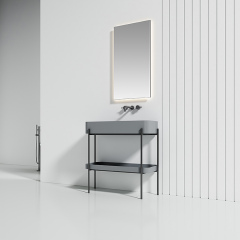 Console Sink With Shelf Freestanding Bathroom Vanity WBL-9703