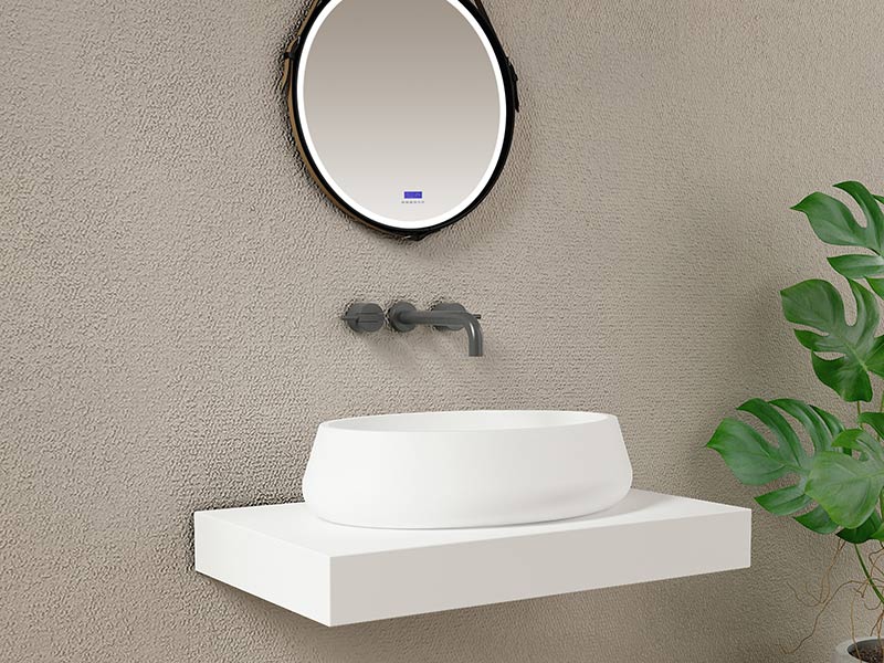 Oval Above Counter Top Corian Wash Basin TW-G8693A