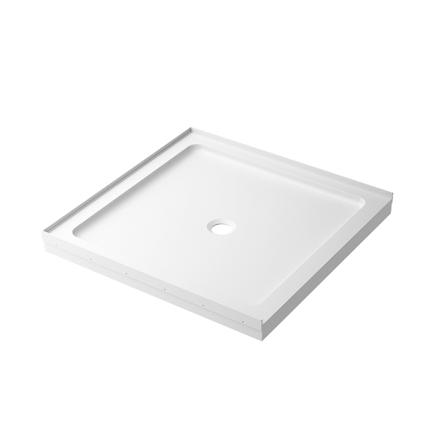 Wholesale Fashion Single Threshold Acrylic Shower Pan Base TW-YD001