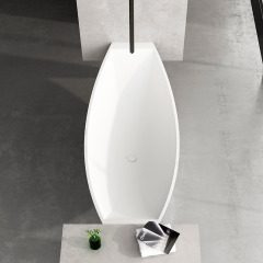 Manufacturer China Newest Design Floating Acrylic Suspended Hammock Bathtub TW-6697