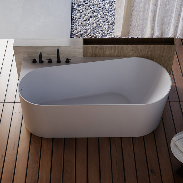 Hot Style Wholesale Back To Wall Freestanding Acrylic Bathtub TW-7736