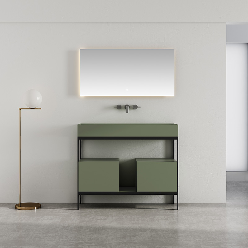 Console Sink Floor Freestanding Bathroom Cabinet WBL-9503