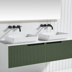 Wholesale High End Quality Rectangle Counter Top Vessel Solid Surface Wash Basin TW-A109